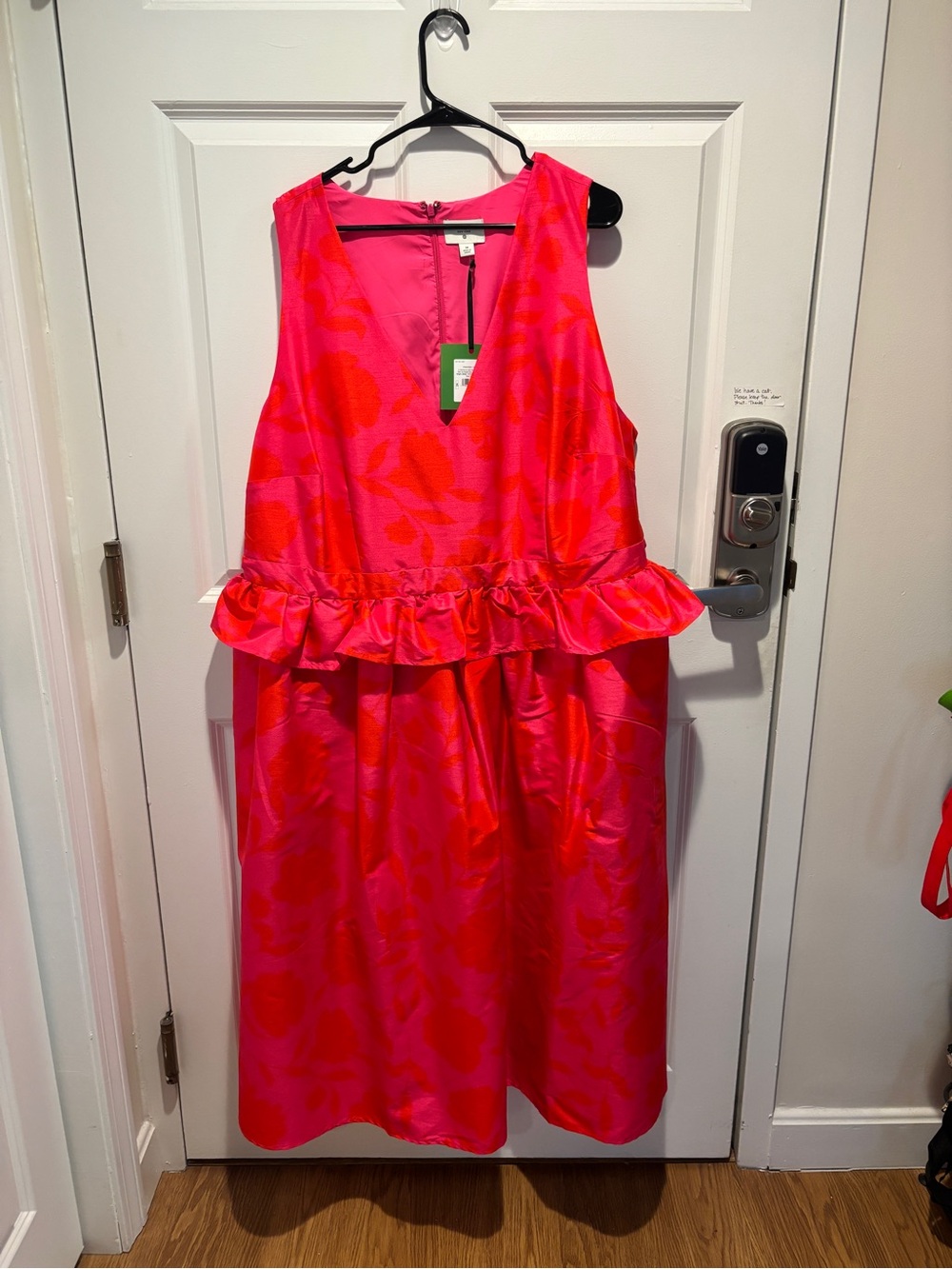 Women's Classic Rose Peplum Midi Dress - kate spade new york x Target pink/red